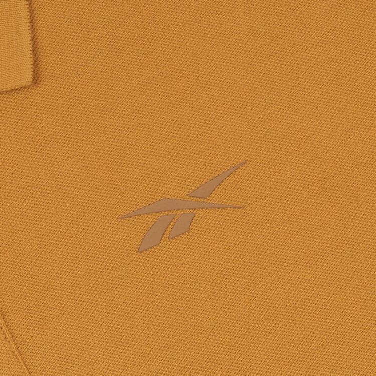 Reebok Solid Color Comfortable Versatile Breathable Retro Sports Polo Shirt Men tops 23RMS401UGBR