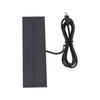 1W Solar Charger Polycrystalline Solar Panel with Type C Port for Smartphones Power Banks Outdoor Camping