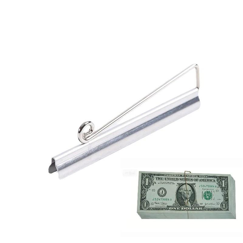 Metal Bifold Money Clip Spring Clamp for Durable Cash Holder Replacement