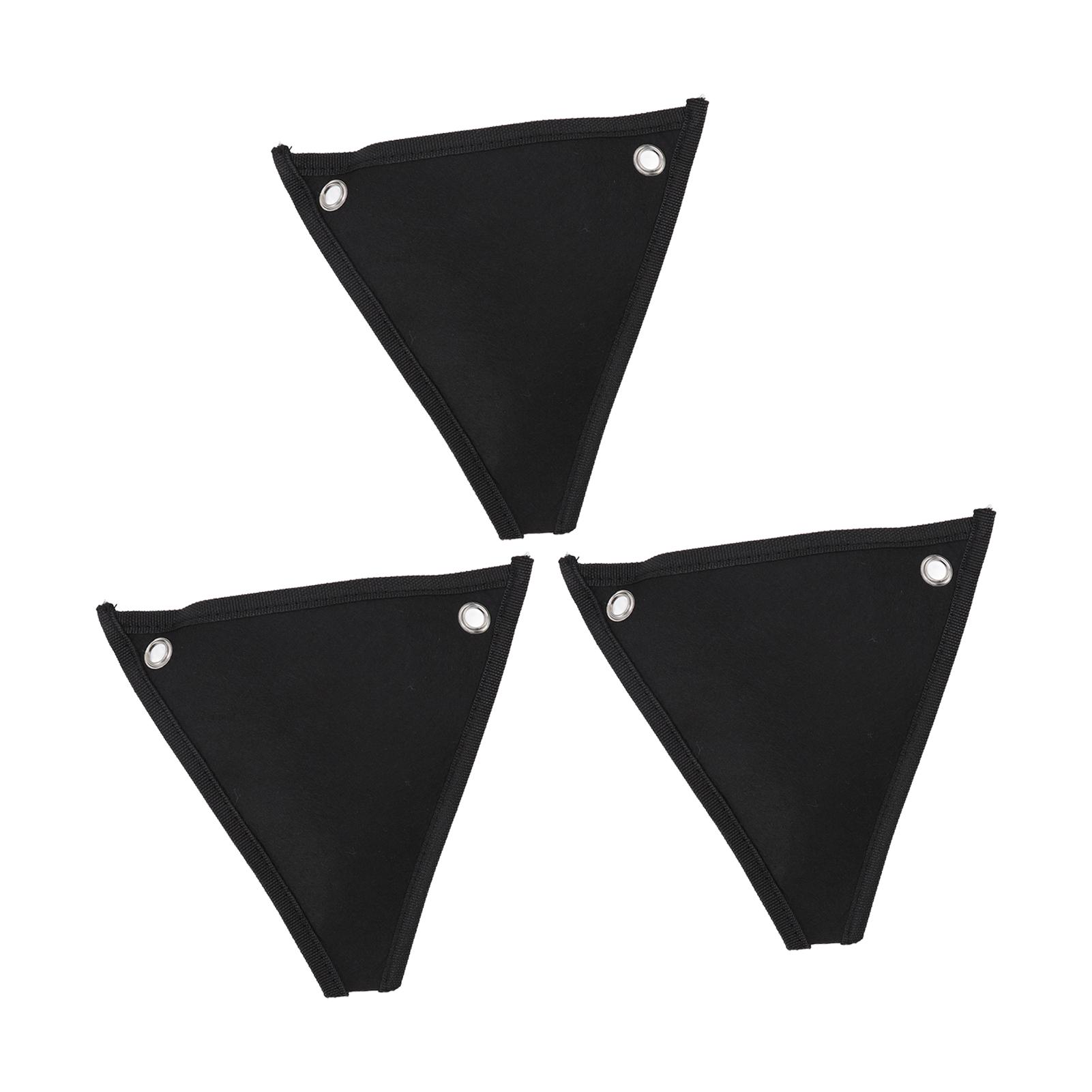 

3Pcs Wall Mounted Triangular Growing Bags Breathable Easy To Install Pockets Hanging Planters Holder for Kitchen Garden