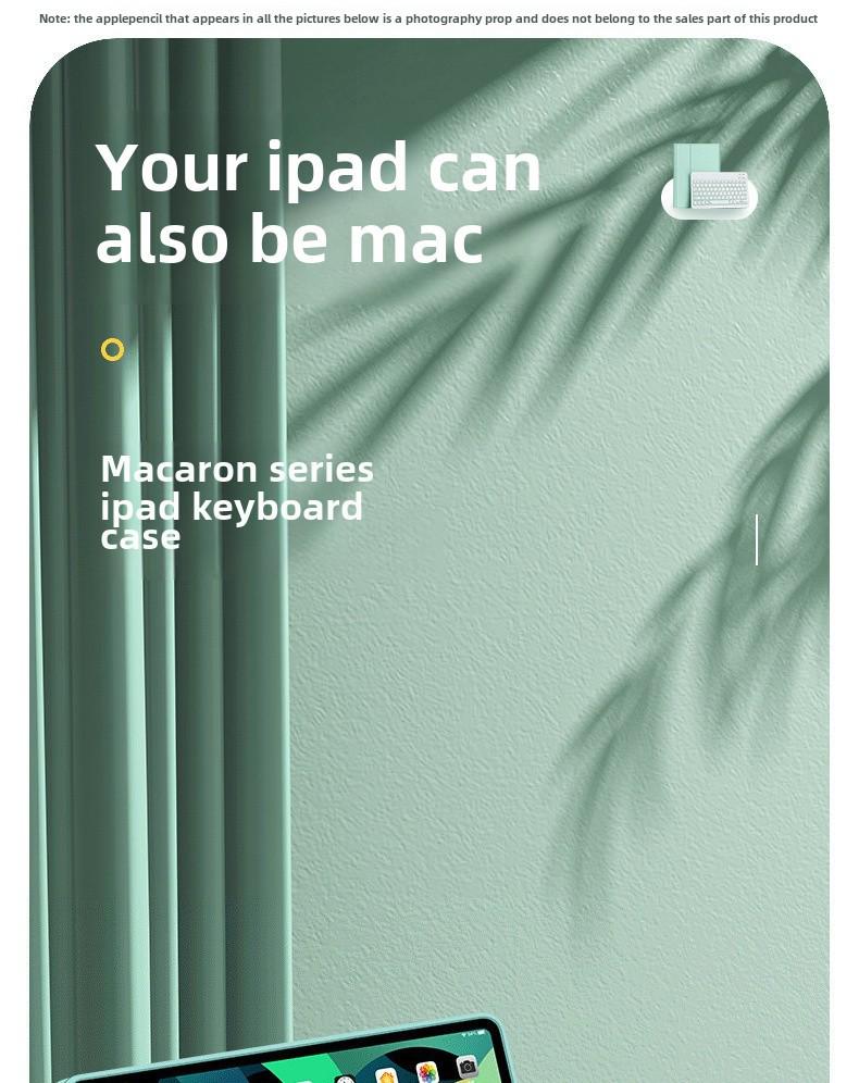 Schutzhülle mit magnetischer Bluetooth-Tastatur für iPad Air 5 & 9. Generation, sturzsicher, umfassend