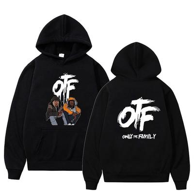 OTF Hoodie Unisex Fashion Hoodies Lil Durk Hooded Sweatshirt Dames Sweats Lange Mouw Truien Rapper Hoodie Jongensjassen Kleding