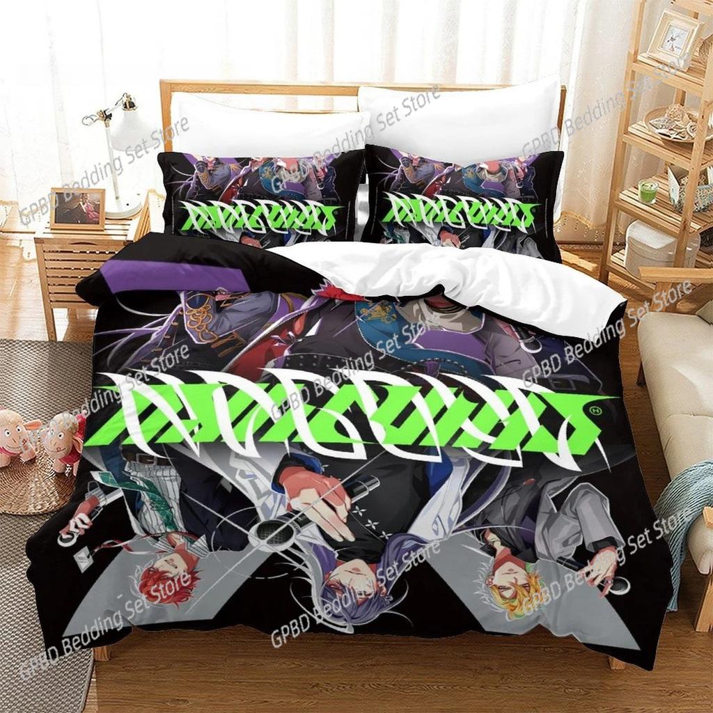 Hypnosis Mic Division Rap Battle Rhyme Anima 3D Bedding Set Duvet Cover Pillowcases Single Twin Full Queen King Size Home Decor