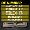 2X Interior Door Handle Trim Rear Left Right Beige For 2000-2006 Toyota Tundra K