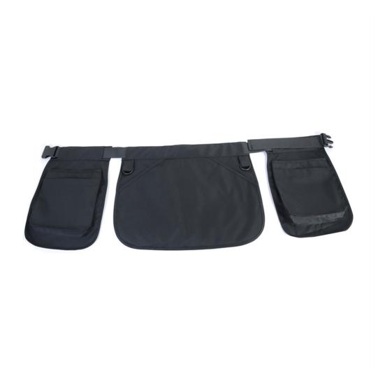 Adjustable Waistband Apron Waist Bag Multifunctional Fanny Pack with Zipper Pockets Waterproof Oxford