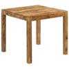 Dining Table - Maison Exclusive - Solid Mango Wood - 82 X 80 X 76 Cm - Lacquered Finish