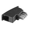 Adaptateur Téléphone - Goobay - RJ-11 (F) Pour TAE-N (M) - Noir