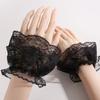 Comfortable Fake Sleeves Cuffs Costume Accessory Wrist Cuff Elegant Lace Cuff  Stage Performance