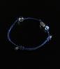 Idusum Lust Weave Seasite Night (Gemstone Thread Bracelet)
