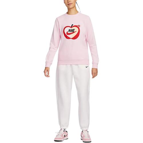 Nike Women's Long-Sleeve Sports Sweatshirt Autumn Pink