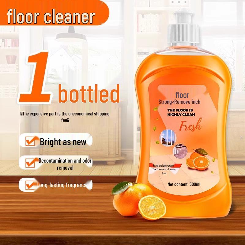 Lemon Scent Floor Cleaner: Long-Lasting Foam Detergent for Powerful Stain Removal On Tiles