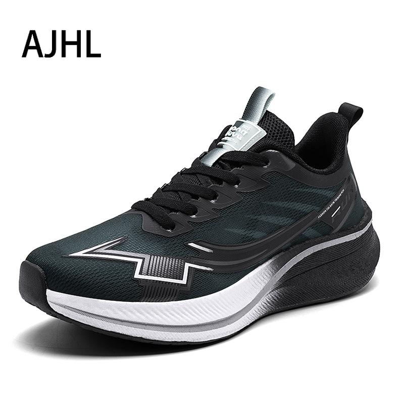 

AJHL Men s Outdoor Running Shoes Professional Competition Breathable Running Shoes Wear-resistant And Non Slip Casual Sneaker 39 зелений