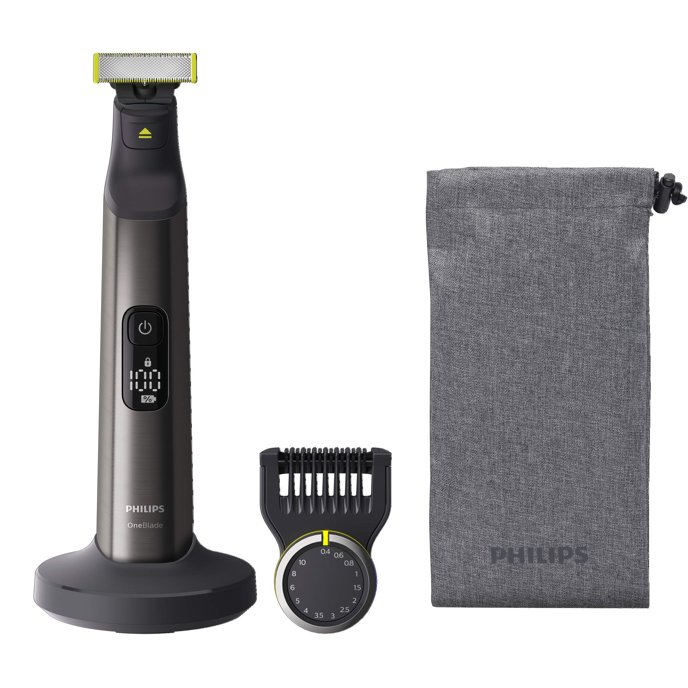 

Гибридная электрическая бритва-триммер Philips OneBlade Pro QP655070