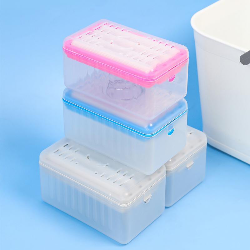 Cutie nouă de săpun cu frecare fără mâini Multifuncțională Cutie cu bule de uz casnic Săpunieră automată cu role pentru drenaj Săpun de rufe Tip cu drenaj