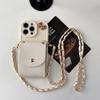 Crossbody Card Slot Bag Holder Phone Case for Iphone 17 Pro Max Air 16 15 14 13 12 11 Pro Max XR XS 7 8 Plus Silicone Cover