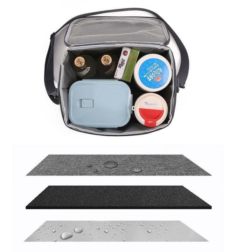 Waterproof Leak-Proof Insulated Picnic Lunch Bag: Portable & Durable for Hot and Cold Meals
