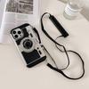 Creative Stereoscopic Camera Compatible with iPhone 17 Pro Max, iPhone 16 Case, 15/14 Crossbody Lanyard, 13