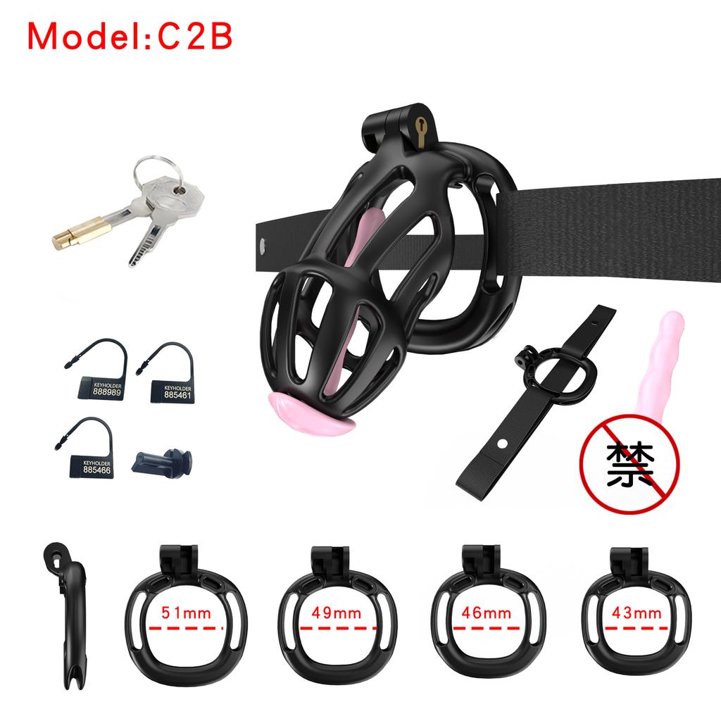 New Chastity Cage Male Device Kit Sex Toys For Men Gay Couples Mamba Cock Lock Penis Ring Bdsm Bondage Adult Games Sex Shop 18+