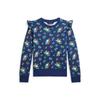 Polo Kids Girls Floral Ruffle Spa Terry Sweatshirt Cwpoknig8020330999