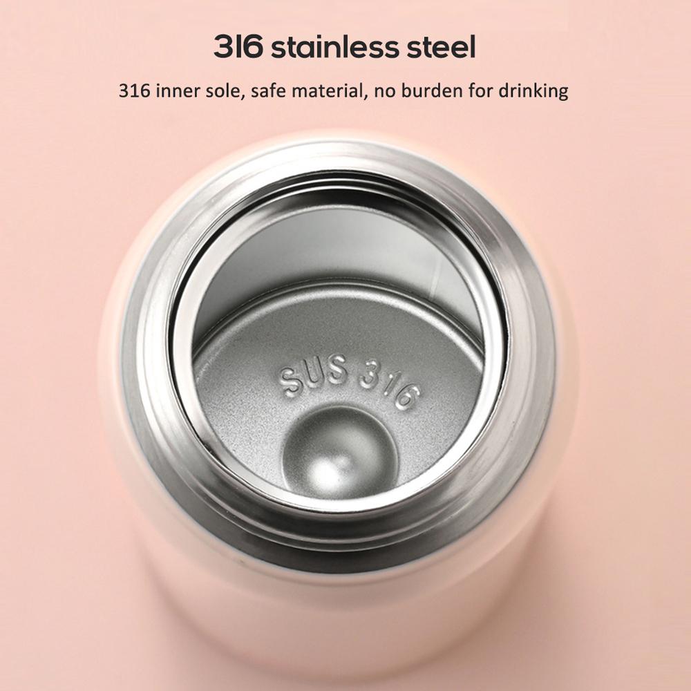 500ML Termosflaska Vakuumflaskor Tumlare 316 Rostfritt Stål Termisk Vattenflaska Håll Varmt Och Kallt Isolerad Mugg Dryckesvaror