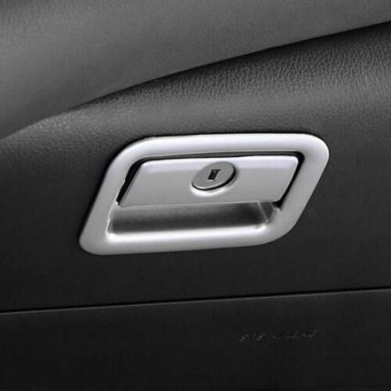 Cover Trim Matte Silver Co-Pilot Storage Box Handle 2018- For Toyota Camry