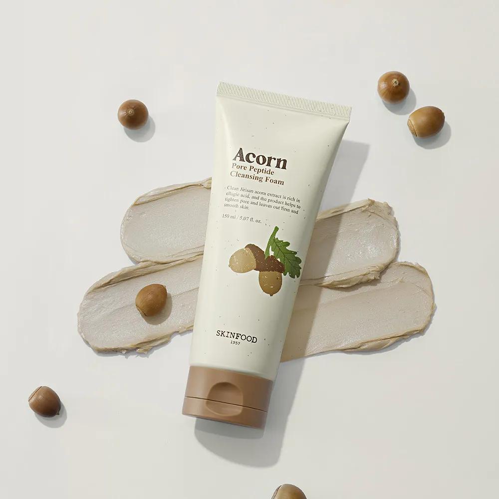 SKINFOOD Acorn Pore Peptide Пенка для умывания 150мл