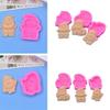 3Pcs Christmas Series Silicone Mold Santa Clauses Baking Tools Mould Ornaments