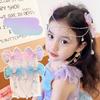 Mermaid Hairpin  Children's Princess Headdress  Bow  New High-end Head Chain  Girls' Clip Treasure Hair Accessories