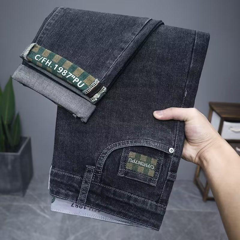 

Весенне-осенние мужские брюки Мужские брюки Свободные джинсы Американские прямые Новые ретро 31