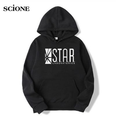 Bol Erkek Kadın Kapüşonlu Sweatshirt Flash Starlab Kapüşonlu Üst Sokak Giyimi S~3XL Kapüşonlu Üst