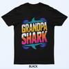 Opa Hai Lustiger Hai passendes Familie für Männer T-Shirt