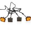for Toyota Land Cruiser Prado J250 LC250 2024-2025 Front Grille LED Light Amber Light 8pcs Car Accessories (Upper+Lower)