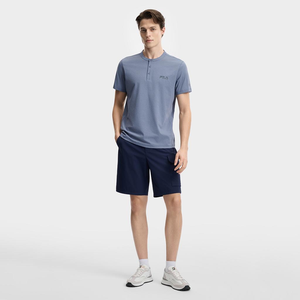 FILA Fitness Fashion Minimalist Classic Sports Training Casual Comfortable Short Sleeve T-Shirt Men tops A51M621101FDY