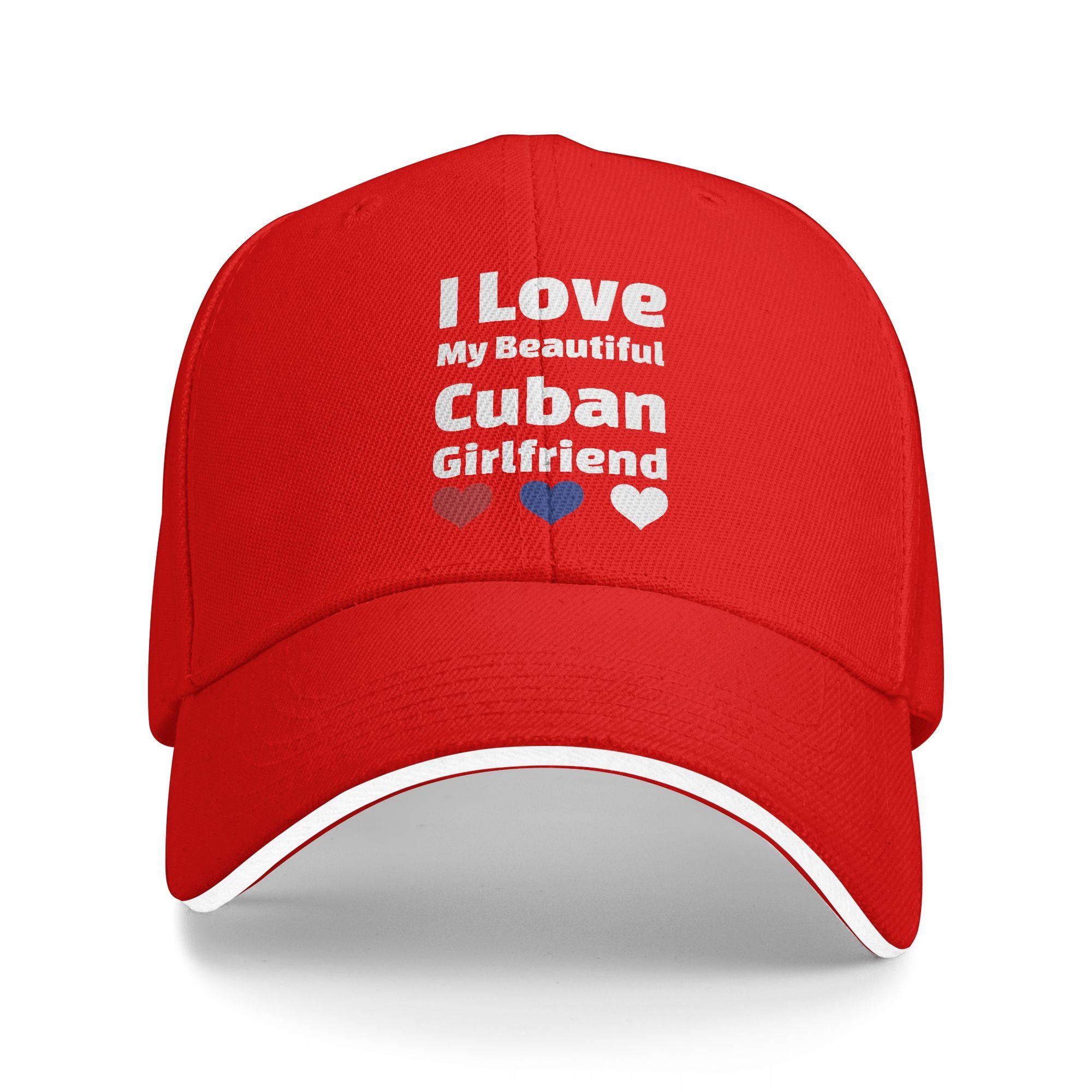 Summer I love My Crazy Sexy Cuban Girlfriend Baseball Cap  Kpop Rock Fashion Unisex Unisex Sunscreen Baseball Caps One Size