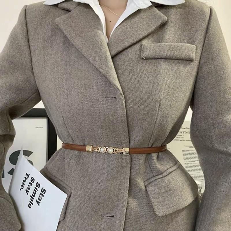 Versatile And Fashionable Pearl Belt Accessory For Summer Dresses And Sweaters