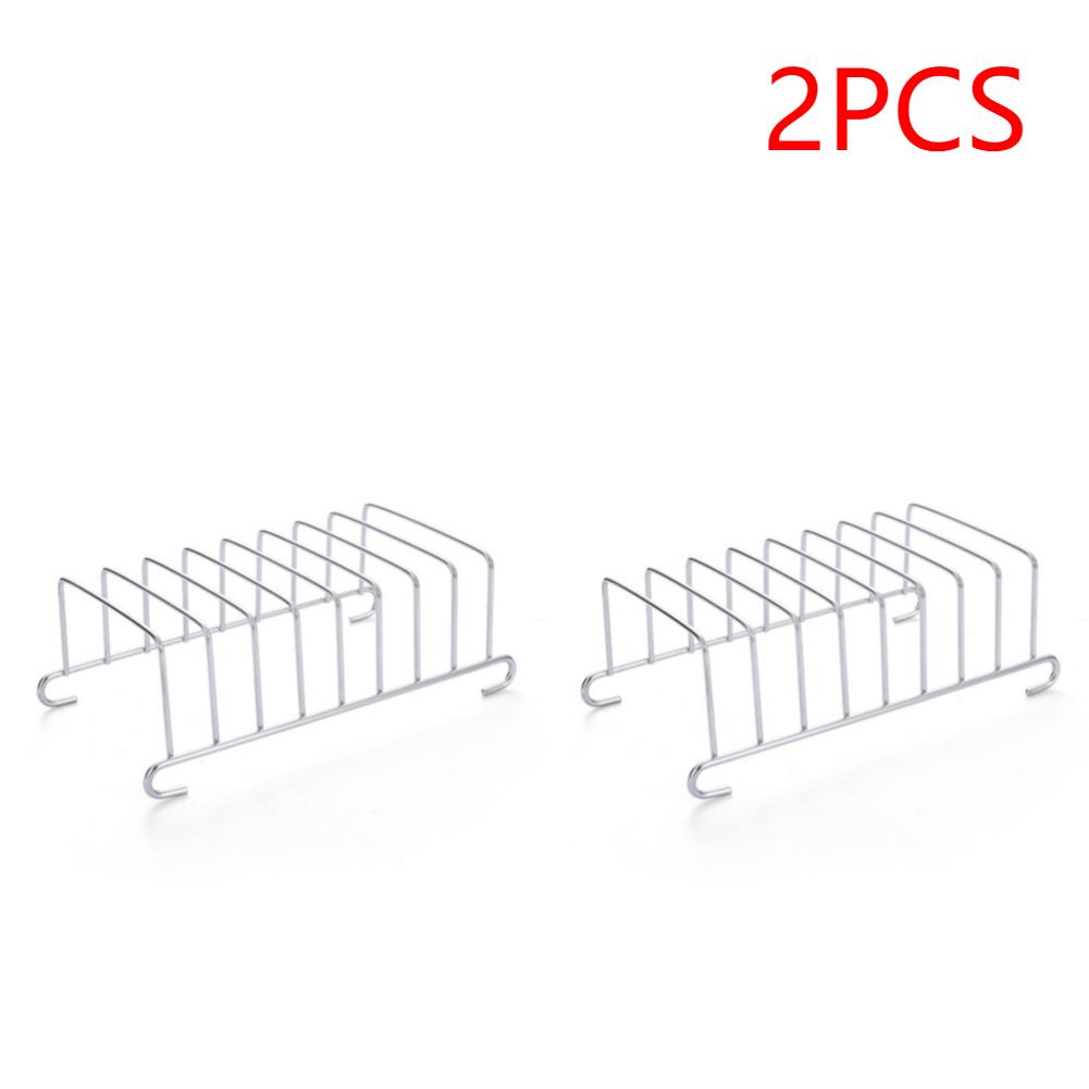 

2/3/5PCS Toast Holder Stainless Steel Cooling Grid Bread Rack Non- Stick 8 Slots Baking Pastry Tool for Air Fryer Accessory Home