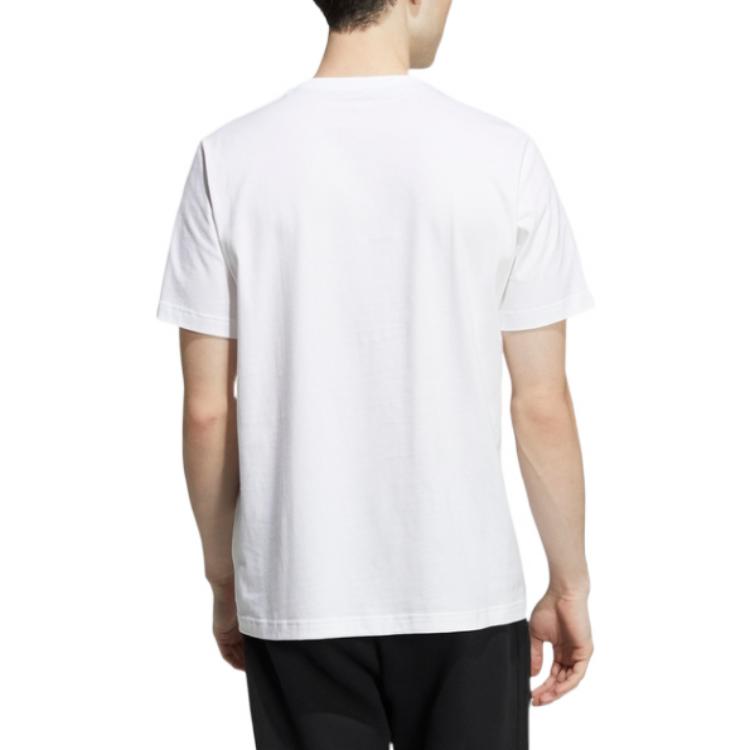 adidas Neo T-shirts Heren Wit Ronde Hals Normale Rechte Pasvorm HC9711