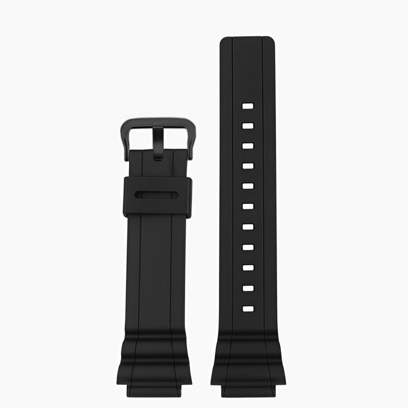 For Casio MRW-S300H Series Watch Bracelet Modification With Soft Resin Silicone Special Watch Strap Resin Dust-Free Wristband