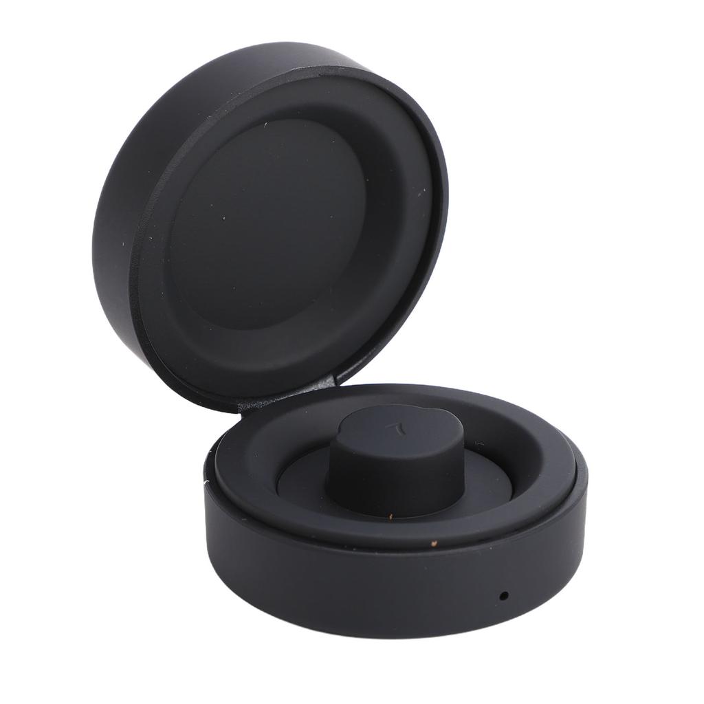 Charging Case Fit for Oura Ring Gen 3 Horizon Heritage Smart Ring 70mAh Portable Charging Dock with USB C Cable Black