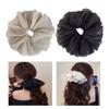 Oversize Hair Scrunchie Korean Pleated Hair Loop Women Elastic Hair Bands Fashion Headwear Ponytail Holder Hair Rope