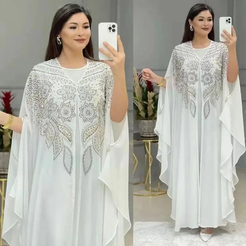 Set Plus Size African Party Dresses Women Boubou Ankara Dashiki Outfit Dubai Kaftan Abaya Robe Marocaine