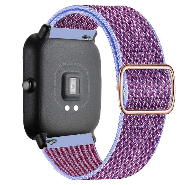 Nylon Band For Amazfit GTS 4/2/2e/3/GTS2 Mini/GTR/4/3/Pro/GTR2/stratos Bracelet Correa Amazfit Bip 6 5 3 20mm/22mm Watch Straps