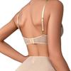 Sexy erotic underwear ultra-thin perspective grid large size underwear large chest small breast bra cover