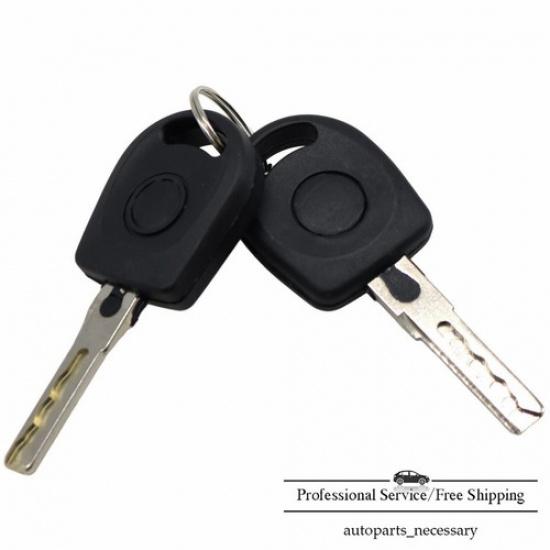 Front Left Driver Side Door Lock Cylinder With 2 Keys For 2012- VW Passat