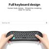 Wechip R2 Mini 2.4G Motion Sense Backlight Air Mouse Wireless Keyboard Remote