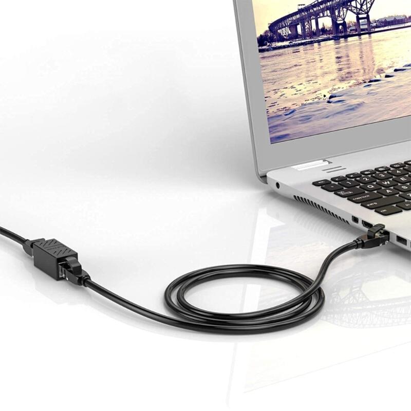 RJ45 Ethernet Networking Coupler Highly speed Gigabit Connection Compatible for Cat7 Cat6 Cat5e Cat5 Cables Plug And Play