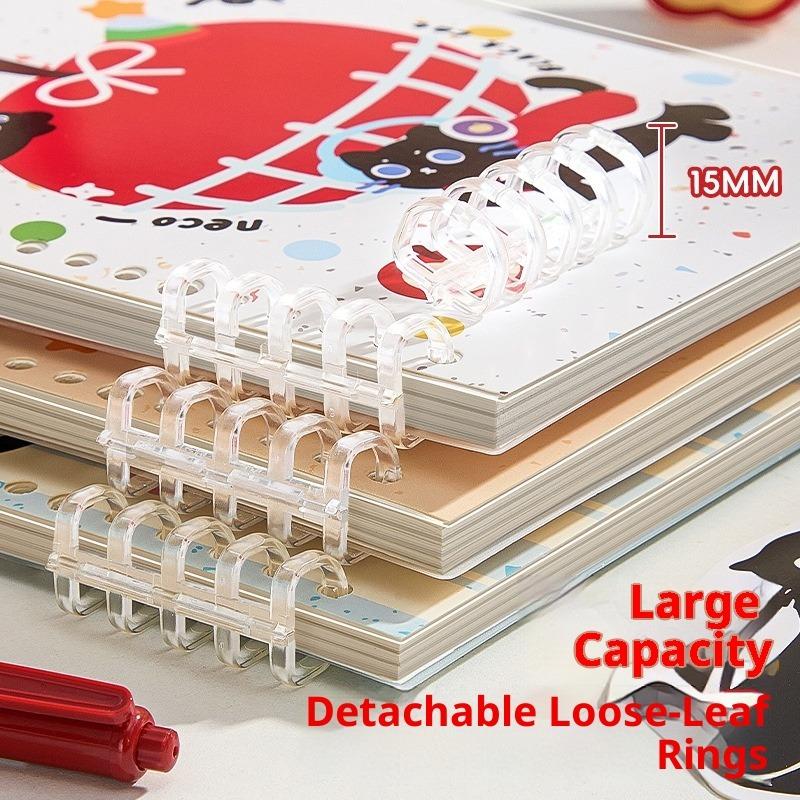 American Apple Loose-leaf Book High Value Coil Student Cute Girl Notebook Diary Stationery