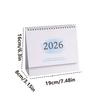 Gradient Color 2026 Desk Calendar Small Fresh Thickened Paper New Year Calendar To Do List Time Management