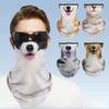 Creative Cat Dog Pattern Outdoor Sport Sunscreen Mask Road Riding Half Face Protective Mask Summer Breathable Ice Silk Face Mask