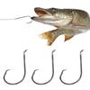 100PCS with Sharp Barb Circle Hooks 8/0# Fishing Hooks Durable Octopus Circle Hooks  Catfish Bass